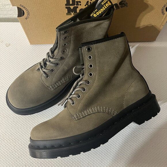 DR. MARTENS 1460 PASCAL MILLED NUBUCK LEATHER BOOTS MSRP$190 COMFY & TIMELESS main image 13